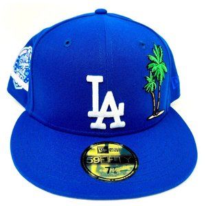Dodgers Baseball New Era 60th Anniversary Mens Hat Taco Patch 59Fifty Size 7 7/8